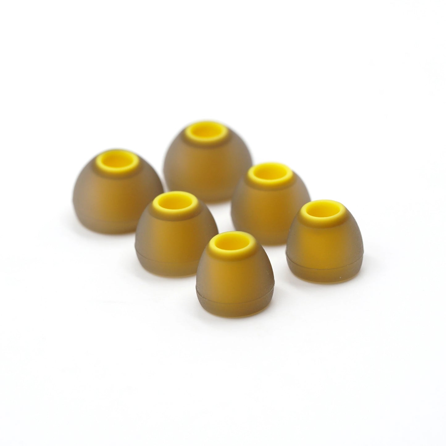 BQEYZ Winter Ultra Eartips Yellow Silicone Earcap 3 Pairs Replacement Silicone Eartips Compatible with BQEYZ Earphone