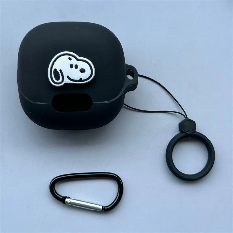 For (MI)Xiaomi Buds 5 ProTrue Wireless Bluetooth Earphone Cover DIY Cartoon Silicone Anti Drop Soft Cover With Hook