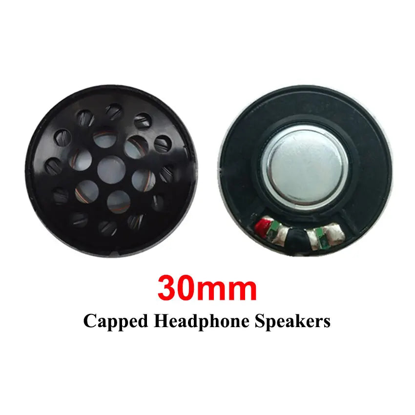 2PCS 27mm 30mm 40mm 50mm Headphone Speaker Driver Hifi Bluetooth Black / White Magnetic High-end Earphone Diy Loudspeaker Repair