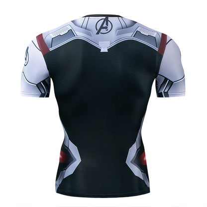 Summer New High Quality 3D Printed T shirts Men Compression Shirt Character Pattern Cosplay Costume Clothing Short Sleeve Tops