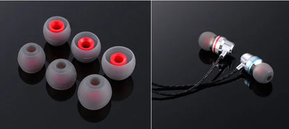 3/1 Pairs Ear Pads For Headphones Earphone Tips Silicone Ear Tips Small In-ear Earphone Covers Earbuds Eartips Accessories