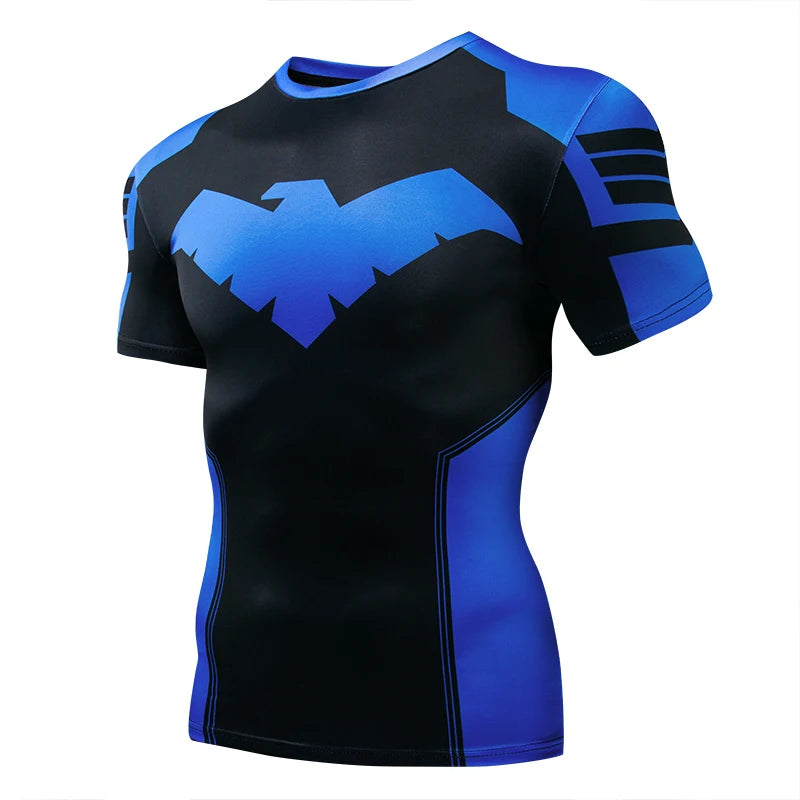 Summer New High Quality 3D Printed T shirts Men Compression Shirt Character Pattern Cosplay Costume Clothing Short Sleeve Tops