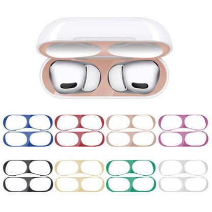 Metal Dust Guard Sticker Case for Apple Airpods Pro Earphone Cover for Airpods Air Pods pro Headphone Charging Box Accessories