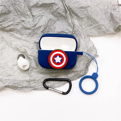 Cartoon Disney Marvel Earphone Case For EDIFIER TWS1 Pro Soft Silicone Wireless Bluetooth Earphone Protective Cover With Lanyard
