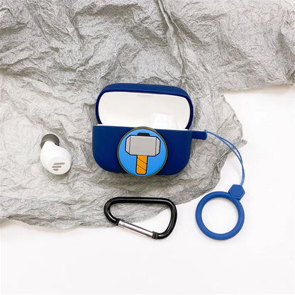 Cartoon Disney Marvel Earphone Case For EDIFIER TWS1 Pro Soft Silicone Wireless Bluetooth Earphone Protective Cover With Lanyard