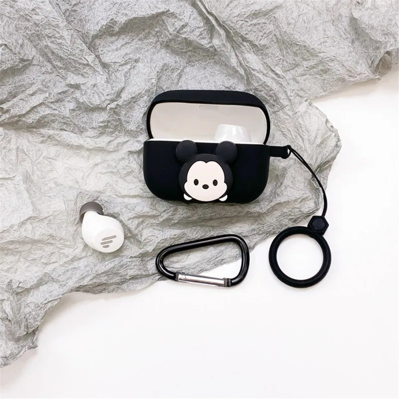 Cartoon Disney Marvel Earphone Case For EDIFIER TWS1 Pro Soft Silicone Wireless Bluetooth Earphone Protective Cover With Lanyard
