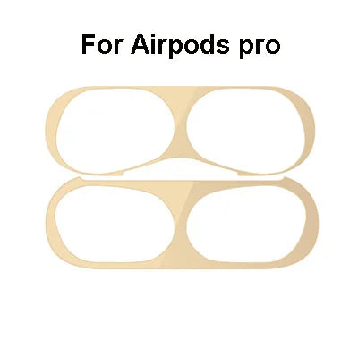Metal Dust Guard Sticker Case for Apple Airpods Pro Earphone Cover for Airpods Air Pods pro Headphone Charging Box Accessories