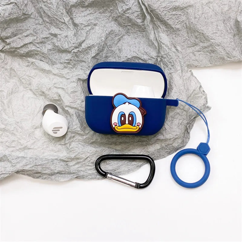 Cartoon Disney Marvel Earphone Case For EDIFIER TWS1 Pro Soft Silicone Wireless Bluetooth Earphone Protective Cover With Lanyard