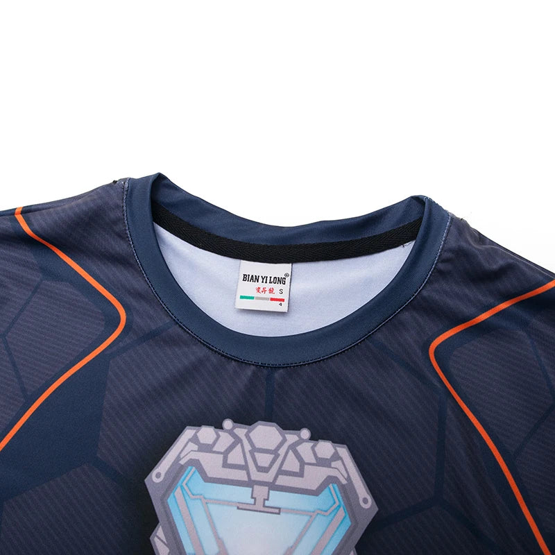 Summer New High Quality 3D Printed T shirts Men Compression Shirt Character Pattern Cosplay Costume Clothing Short Sleeve Tops