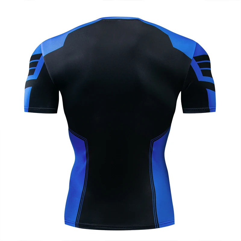 Summer New High Quality 3D Printed T shirts Men Compression Shirt Character Pattern Cosplay Costume Clothing Short Sleeve Tops