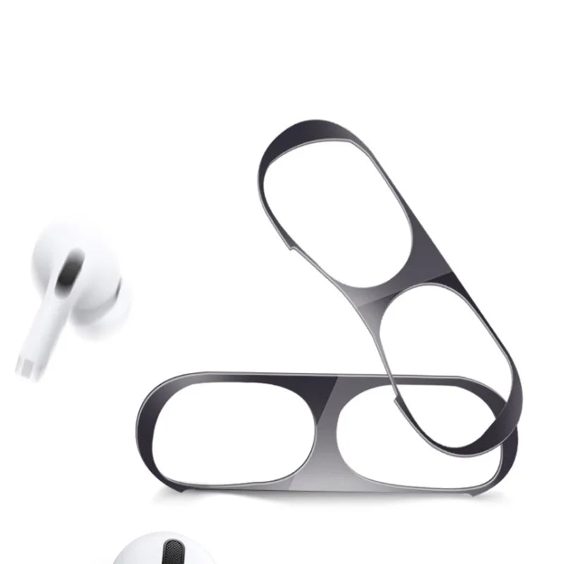 Metal Dust Guard Sticker Case for Apple Airpods Pro Earphone Cover for Airpods Air Pods pro Headphone Charging Box Accessories