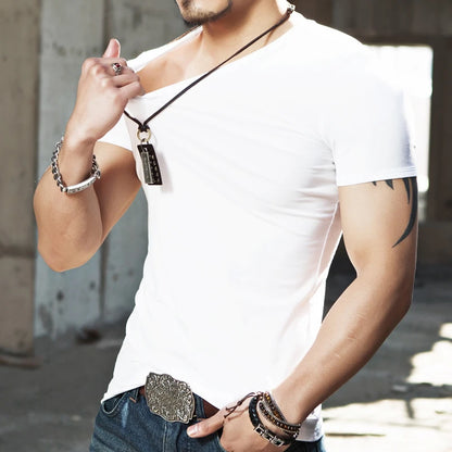 2025 MRMT Brand Clothing 10 colors Men T Shirt Fitness T-shirts Mens V neck Man T-shirt For Male Tshirts S-5XL