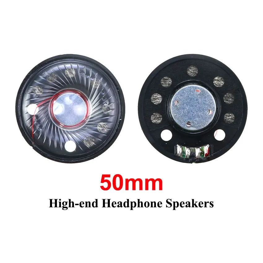 2PCS 27mm 30mm 40mm 50mm Headphone Speaker Driver Hifi Bluetooth Black / White Magnetic High-end Earphone Diy Loudspeaker Repair