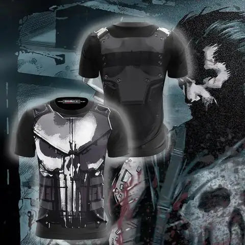 Summer New High Quality 3D Printed T shirts Men Compression Shirt Character Pattern Cosplay Costume Clothing Short Sleeve Tops