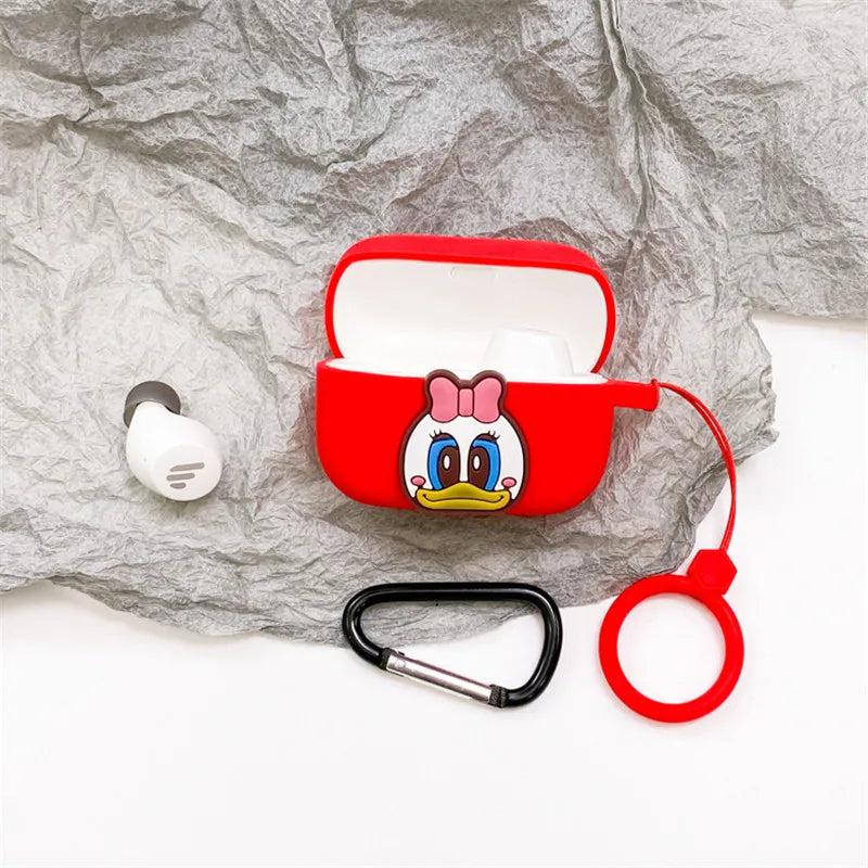 Cartoon Disney Marvel Earphone Case For EDIFIER TWS1 Pro Soft Silicone Wireless Bluetooth Earphone Protective Cover With Lanyard