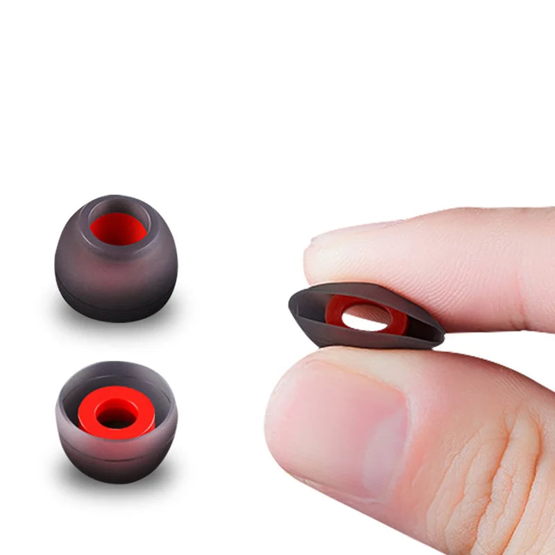 3/1 Pairs Ear Pads For Headphones Earphone Tips Silicone Ear Tips Small In-ear Earphone Covers Earbuds Eartips Accessories