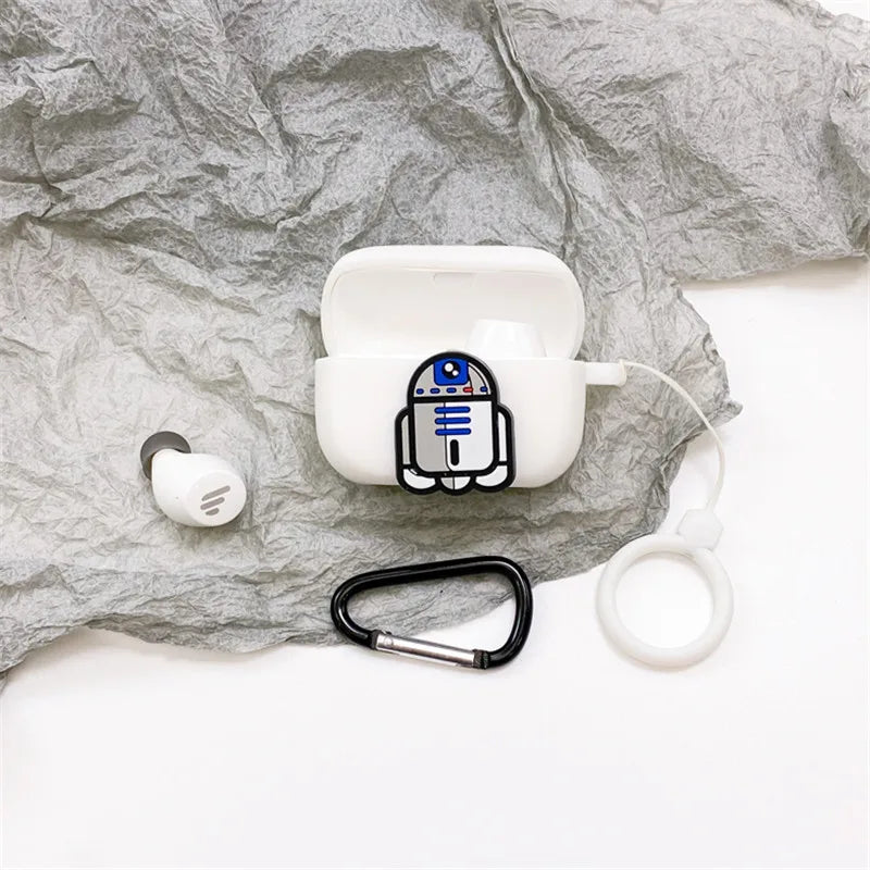 Cartoon Disney Marvel Earphone Case For EDIFIER TWS1 Pro Soft Silicone Wireless Bluetooth Earphone Protective Cover With Lanyard