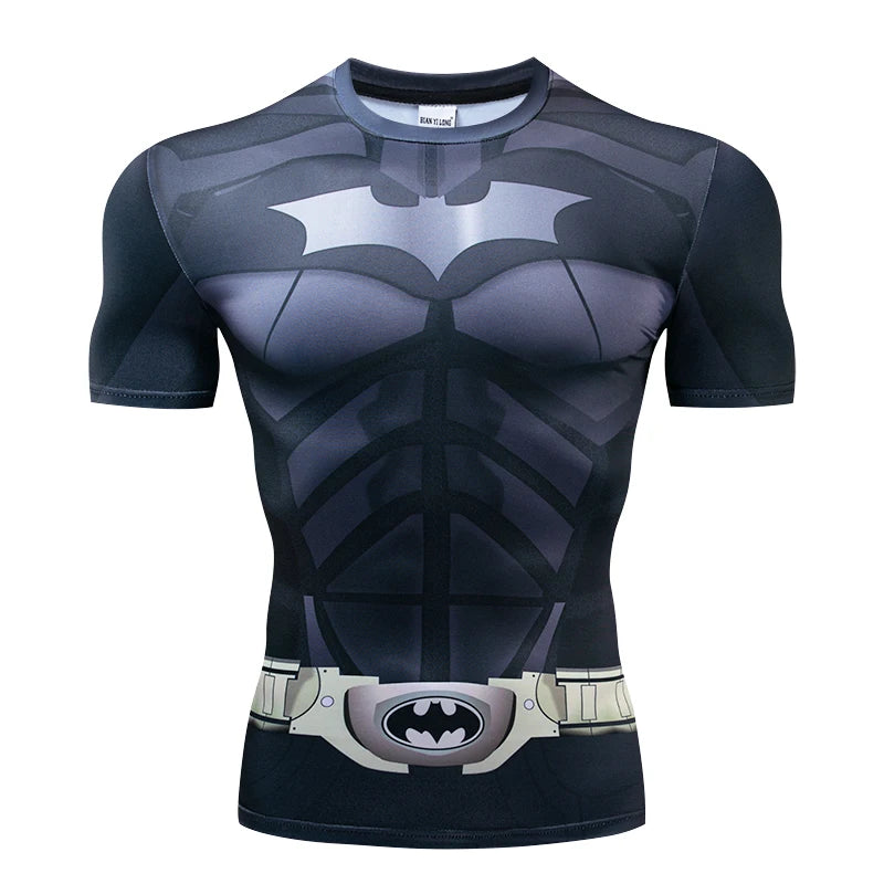Summer New High Quality 3D Printed T shirts Men Compression Shirt Character Pattern Cosplay Costume Clothing Short Sleeve Tops