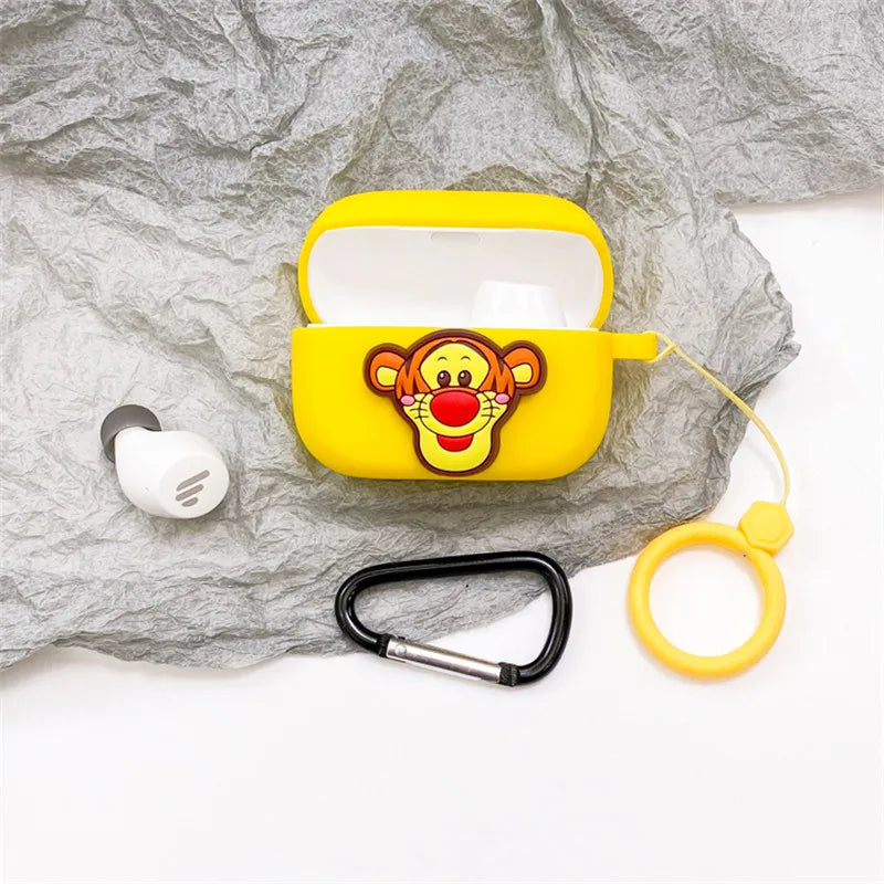 Cartoon Disney Marvel Earphone Case For EDIFIER TWS1 Pro Soft Silicone Wireless Bluetooth Earphone Protective Cover With Lanyard