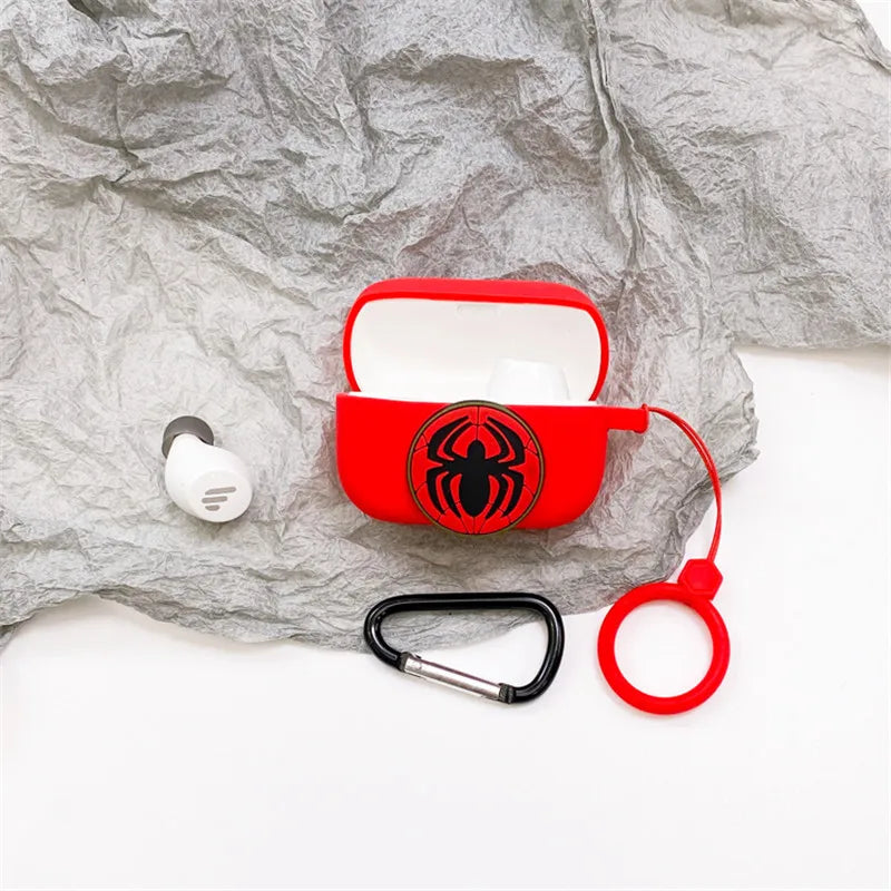 Cartoon Disney Marvel Earphone Case For EDIFIER TWS1 Pro Soft Silicone Wireless Bluetooth Earphone Protective Cover With Lanyard