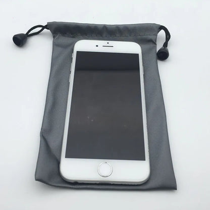 1PC Reusable Waterproof Drawstring Bags Power Bank Storage Bag for Electronic Gadgets Case Cover Earphone Pouch Bag