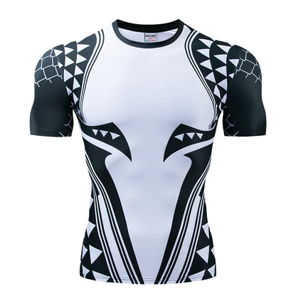 Summer New High Quality 3D Printed T shirts Men Compression Shirt Character Pattern Cosplay Costume Clothing Short Sleeve Tops