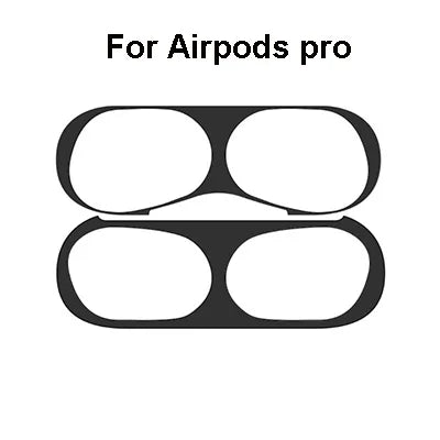 Metal Dust Guard Sticker Case for Apple Airpods Pro Earphone Cover for Airpods Air Pods pro Headphone Charging Box Accessories