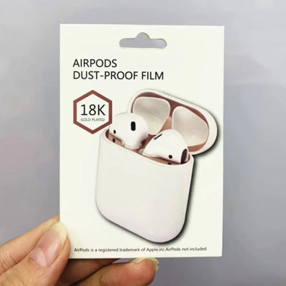 Metal Dust Guard Sticker Case for Apple Airpods Pro Earphone Cover for Airpods Air Pods pro Headphone Charging Box Accessories