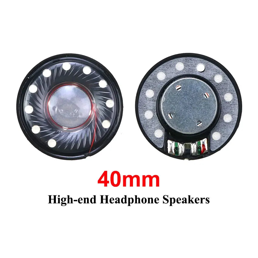 2PCS 27mm 30mm 40mm 50mm Headphone Speaker Driver Hifi Bluetooth Black / White Magnetic High-end Earphone Diy Loudspeaker Repair