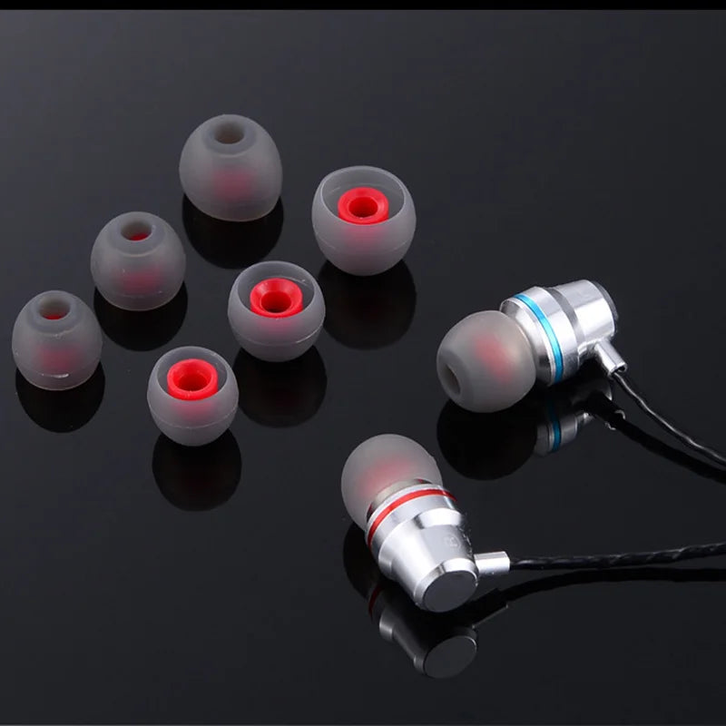 3/1 Pairs Ear Pads For Headphones Earphone Tips Silicone Ear Tips Small In-ear Earphone Covers Earbuds Eartips Accessories
