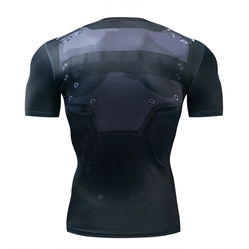 Summer New High Quality 3D Printed T shirts Men Compression Shirt Character Pattern Cosplay Costume Clothing Short Sleeve Tops