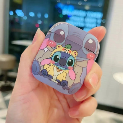 Earphone Accessories For AirPods Pro 2nd Case Cartoon Stitch Cover For AirPods 3 1 2 New Frosted Case Earphone Charging Box