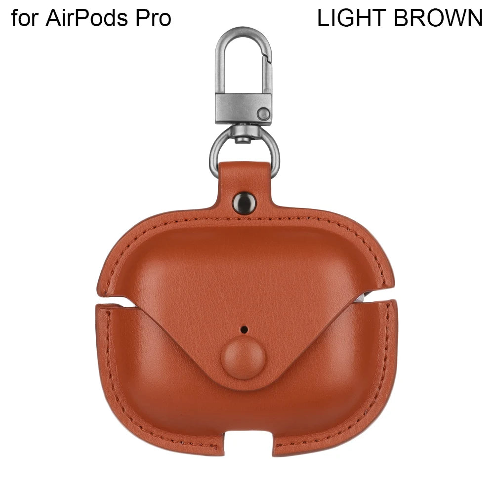 PU Leather Bluetooth Wireless Earphone Case for Apple Airpods 1/2/3/Pro Ultralight Fashion Headphones Case Protective Cover