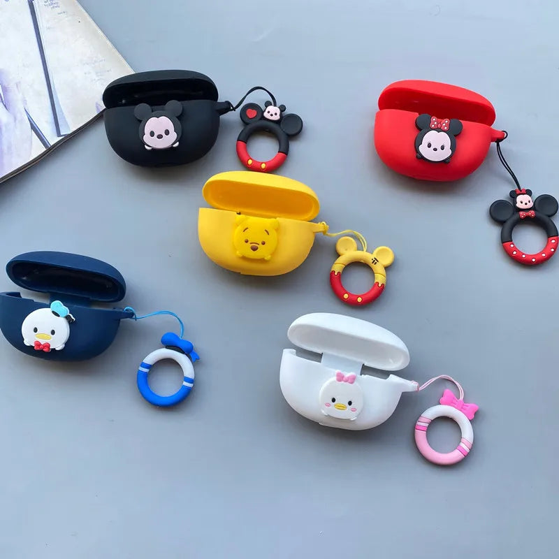 Cartoon Silicone Case For Redmi Buds 5 Pro Bluetooth Wireless Earphones Protective Sleeve Cover For Xiaomi Redmi Buds 5 Pro