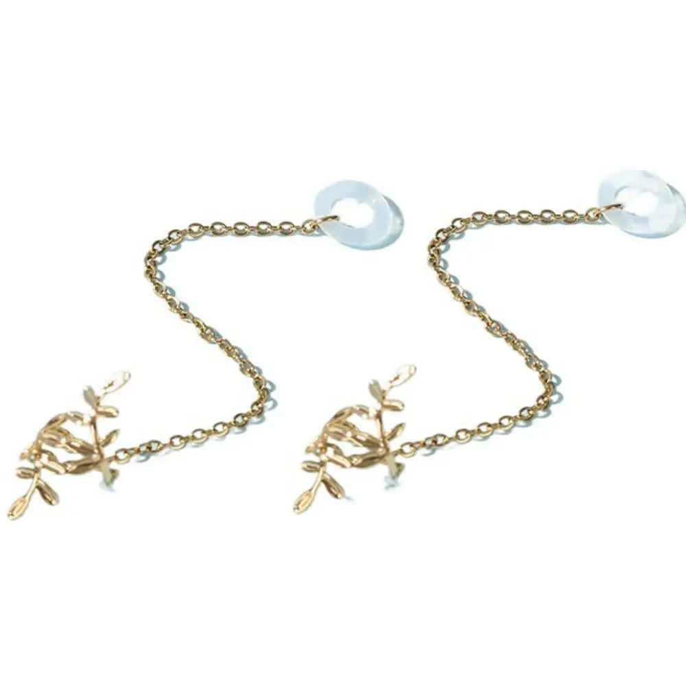 For Bluetooth Earphones New Fashion Stainless Steel Anti-Lost Earrings Wireless Earphone Clip Holder Earphone Accessories