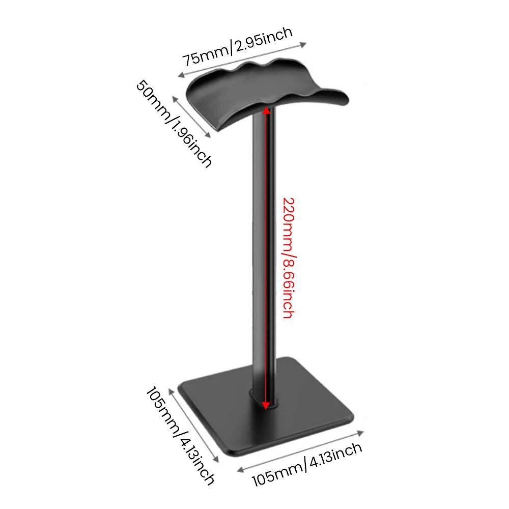 Desktop Aluminium Alloy Aluminium for-Bluetooth Headset Stand Holder Headphone Rack Mount Hanger wired Earphone Gamer Hanger PC