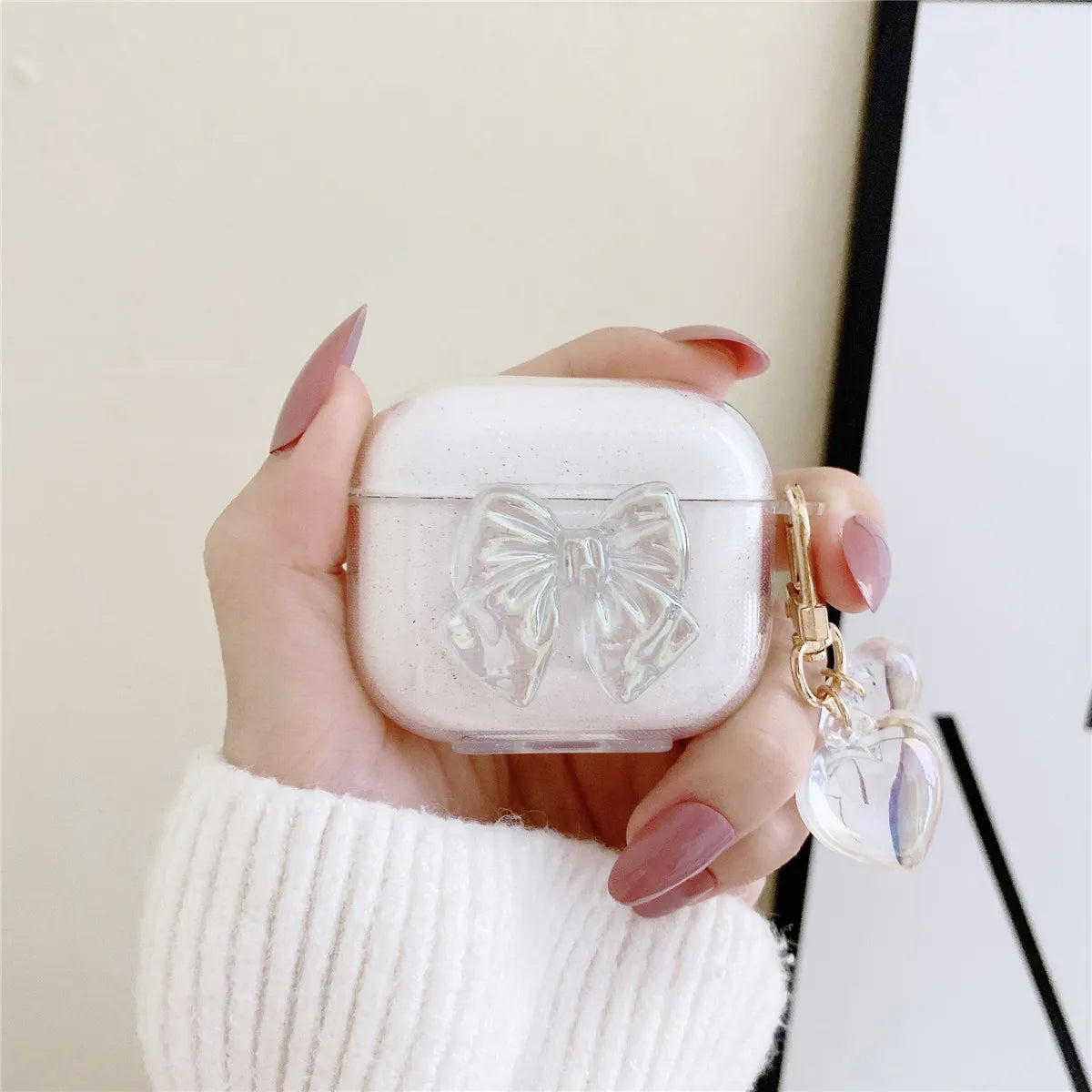 Buttery Soft Case with Keychain For AirPods 4 Airpods 3 2 1 pro 2nd Wireless Earphone Accessories Headphone Box Cover