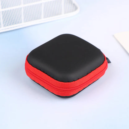 Mini Square EVA Earphone Protective Box Digital Charger Headphone Storage Bag USB Data Cable Organizer Carrying Pouch