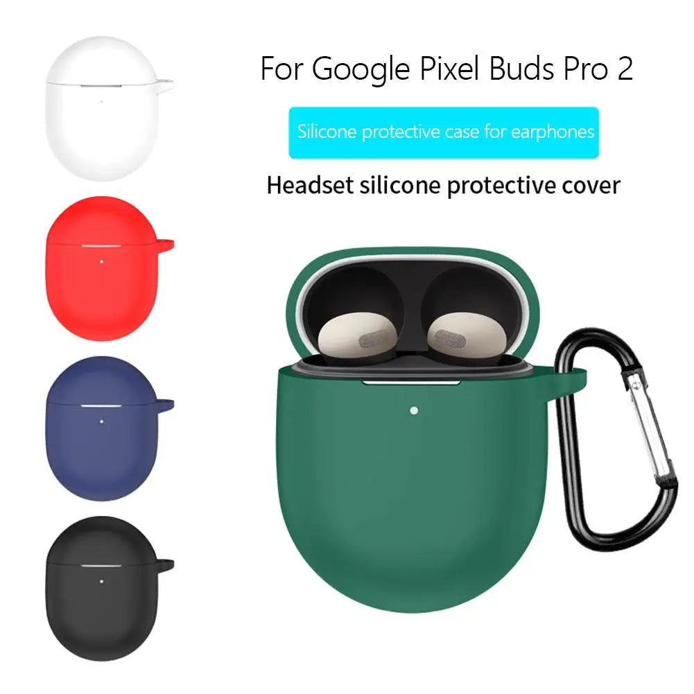 Silicone protective case for Google pixel Buds pro 2 earphones Dustproof Scratch-resistant Earphone Storage Case
