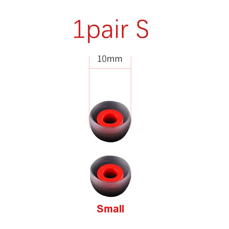 3/1 Pairs Ear Pads For Headphones Earphone Tips Silicone Ear Tips Small In-ear Earphone Covers Earbuds Eartips Accessories