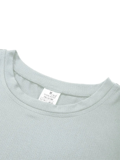 Mens Long Sleeved Casual T-Shirt Solid Color Cotton O-neck Long Sleeved High Quality Basic T-shirt Male Loose Breathable Tops