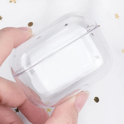 Crystal Cute Earphone Case For Apple AirPods 3 2 1 Case PC Hard Transparent Protective Cover For Airpod Pro 1st 2nd Charging Box