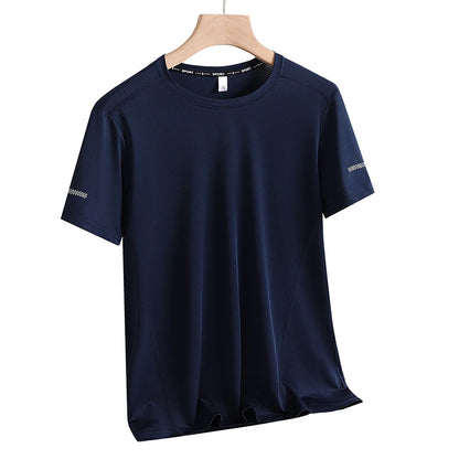 9xl Large Plus Size Quick Dry Short Sleeve T Shirt Gym Jerseys Fitness Trainer Running T-Shirt Teenager Breathable Sportswear