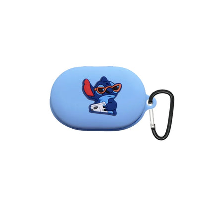 Disney cartoon Redmi Airdots protective case with hook suitable for Xiaomi Mi Redmi Airdots 1/2 Airdotse earphone charging case