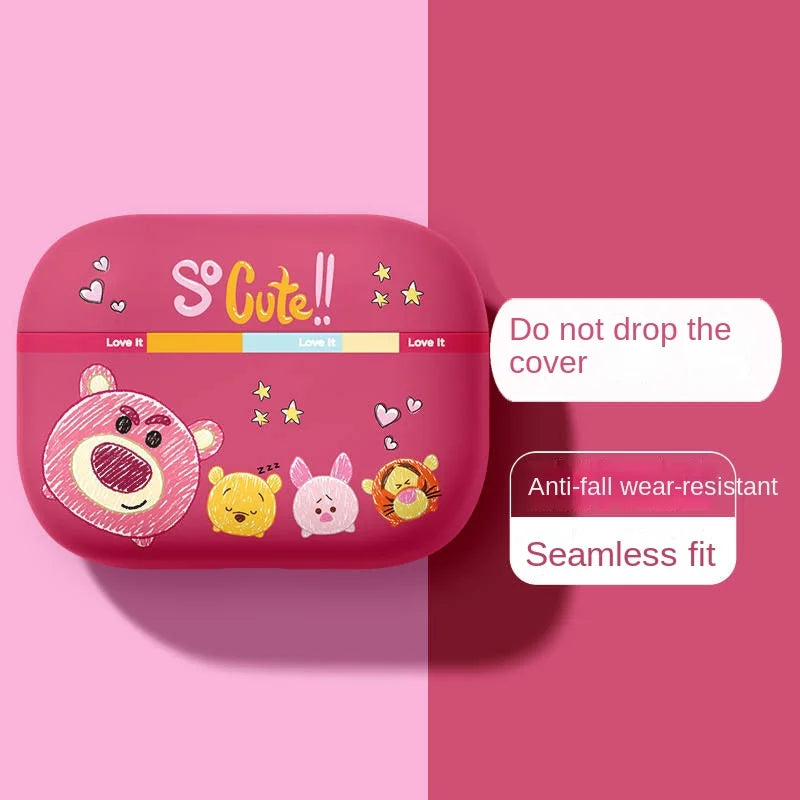 Cover for Apple AirPods 1 2 3 3rd Case for AirPods Pro Case Cute Cartoon Disney Anime Air Pords Pro2 Earphone Case Accessories