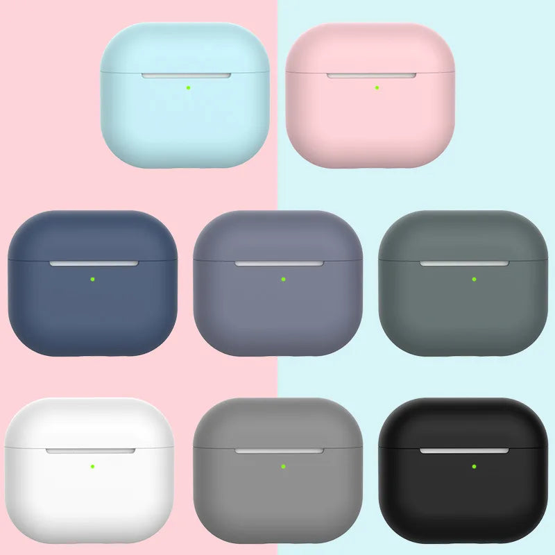 Soft Silicone Case For Apple Airpods 3rd generation Protective Wireless Bluetooth Earphone Cover For Air Pods 3 Charging Box Bag