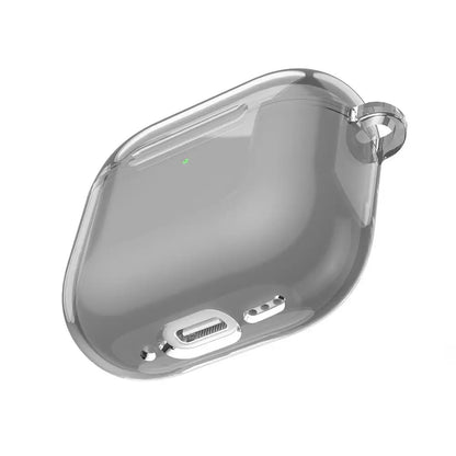 Transparent Case for AirPods 4 Wireless Bluetooth Earphone Soft TPU Clear Protective Cover with Hook for Air Pods 4 Accessories