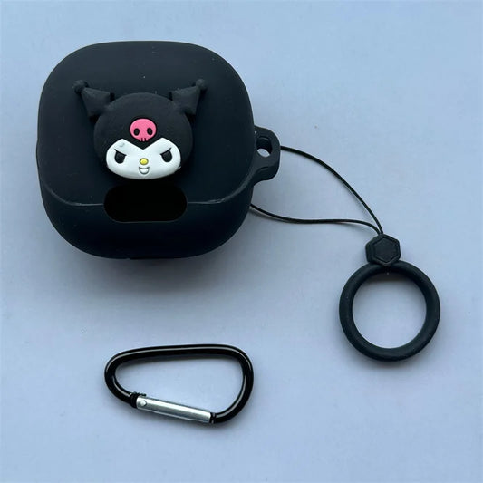 For (MI)Xiaomi Buds 5 ProTrue Wireless Bluetooth Earphone Cover DIY Cartoon Silicone Anti Drop Soft Cover With Hook