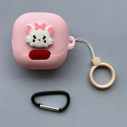 For (MI)Xiaomi Buds 5 ProTrue Wireless Bluetooth Earphone Cover DIY Cartoon Silicone Anti Drop Soft Cover With Hook