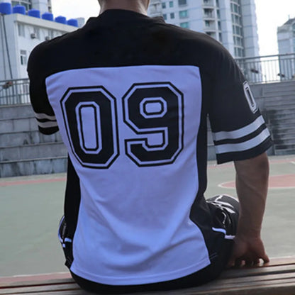 NEW Brand Men tshirt Quick Dry Breathable T-shirts men Soccer Jersey Shirt sports Loose Bodybuildi t-shirt Size M-XXL